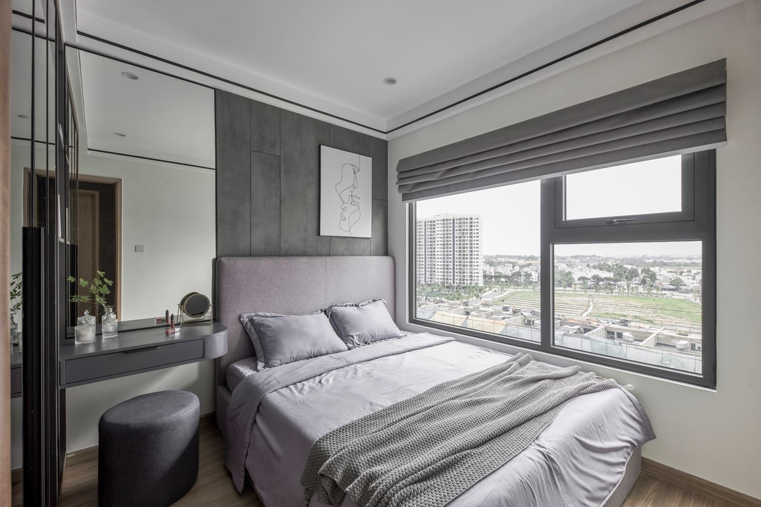 Thi công nội thất chung cư 70m2 VINHOMES SMART CITY Tây Mỗ Hà Nội phân khu Sapphire nhà chị Hoa